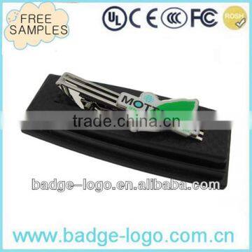 promotional unique metal clip on tie parts