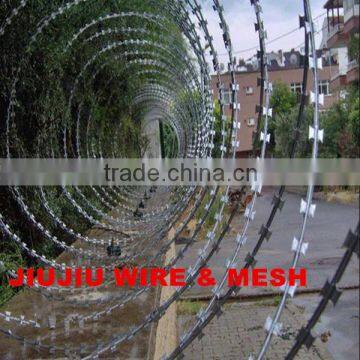 Anping pvc coated BTO- razor barbed wire best price hot sale