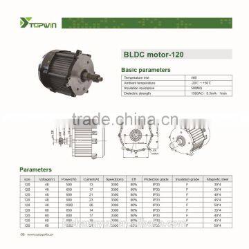 Motor 48V/ 60V DC 350w/ 500w/650w/ 800w/ 900w/ 1000W Brushless CY Brand Spare Parts Pemanent Magnet Motor Bl-dc photo-4