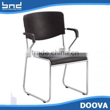 Comfortable office chair with iron legs leather chair