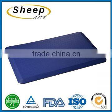 Easy to clean modern comfortable anti fatigue office pvc mat anti slip fabric