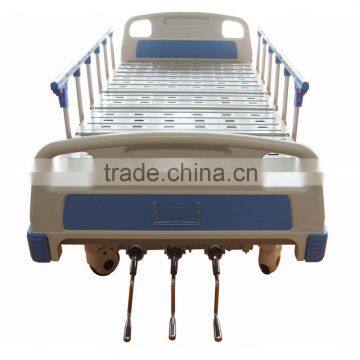 Height Adjustable 3 Manual Hospital Bed With Aluminum Side Rails photo-5