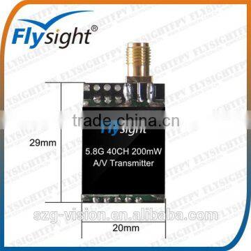 G2399 Flysight TX502 5.8ghz 200mW 40 ch 6g Wireless Fpv av Mini Light Transmitter /w Raceband for Racing Drone photo-2