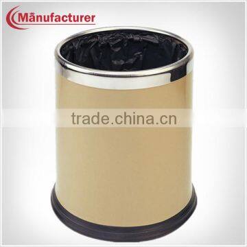 Hotel Room Double Layer Color Metal Recycle Waste Bin/Dustbin