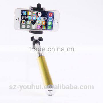 Manufactory Cheap Price Flexible Aluminum Stick Selfie Stick Tripod With Bluetooth