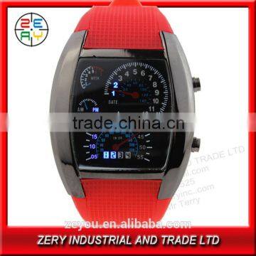 R36 Eco-friendly silicone Led digital watch with digital movement.