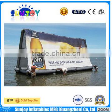 2016 Sunjoy hot selling customized inflatable water billboard for sale