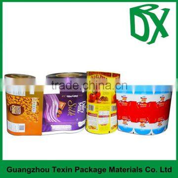 Import from china customized printed colored heat shrink wrap film bottle label on a roll packaging
