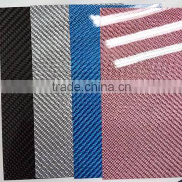 China professional manufacture Carbon fiber reinforced polymer material carbon fiber Kevlar sheet 0.2mm