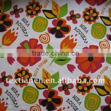 Twill Polyester peach skin fabric