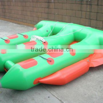 6 Seats Green and Red Inflatable fly fish