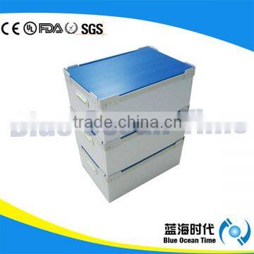 Corrugated plastic storage box