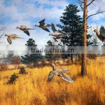 Birds pattern cloth painting