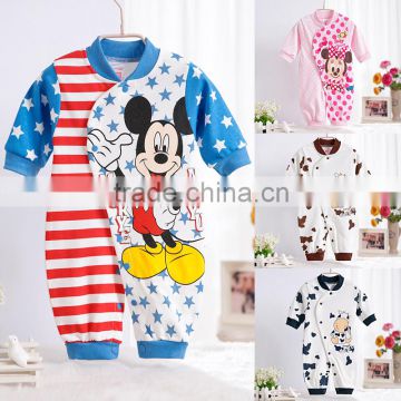 2015 autumn new product free baby girl romper 0-24 months