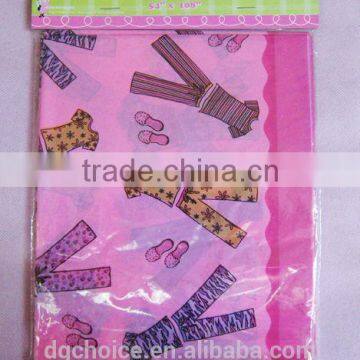 Best Selling Retail Cheap Table Cloth Custom Printed Plastic Table Cloth Made in China Merchandise photo-4