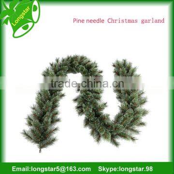 High Quality Green Pine needle Artificial Christmas Garland