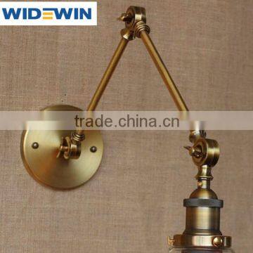 220V Iron Chrome Bar Dining Room Hotel Vintage Glass Wall Lamp Lighting photo-4