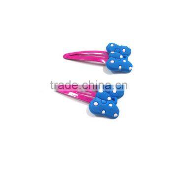 Bule butterfly Cartoon designs custom shape bobby pins