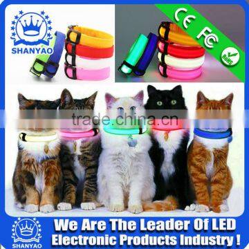 2015 Hot Selling Cheap Cat Collar With LED Lights