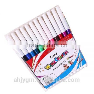 12 Colors Plastic Water Color Pen