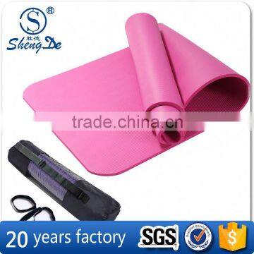 Wholesale Eco Anti Slip 15mm Thickness NBR Yoga Mat Manufacturer