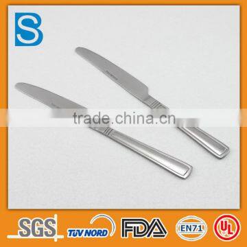 18/0 stainless steel dessert knife