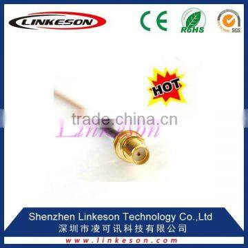 SMA female coaxial connector for RG178 cable antenna