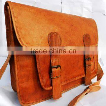 wholsale genuine leather satchel bags/vintage satchel/real leather satchel