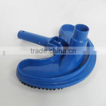 Blue Economy Liner Swimming Pool Vacuum Cleaning Brush Head P1004 without Weighted Liner, Triangular Type