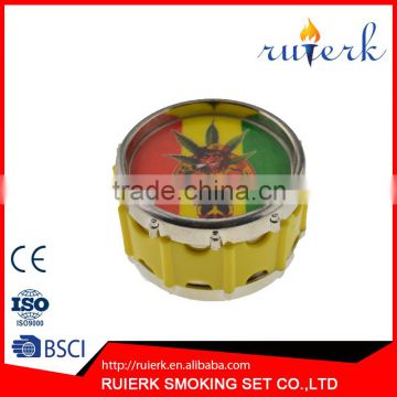 New 2" 4 Layer Leaf Herbal Herb Tobacco Grinder Smoke Spice Crusher Hand Muller 856