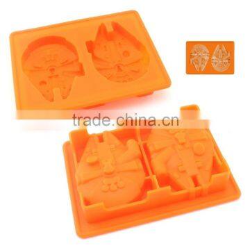 FDA Food Grade Non Stick Bpa Free Wars Lego Star Silicone Chocolate Molds Cartoon Wholesale photo-6