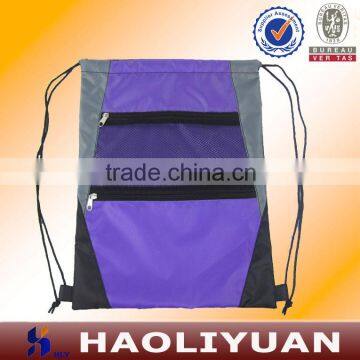 210D polyester drawstring bag/backpack