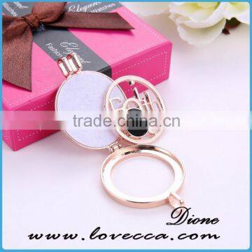 2016 New Design Locket Round Fashion Aromatherapy Perfume Necklace photo-5