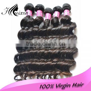 Wholesale No Tangle No shedding Virgin Indian Natural Wave Hair