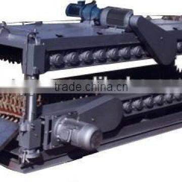 Large sized horizontal type plucker/chicken plucking machine