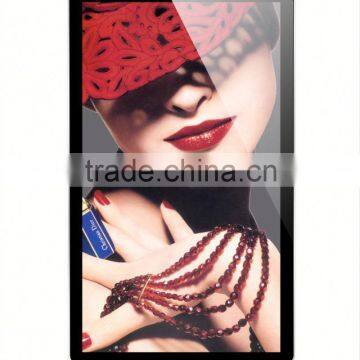 Full color wall mount lcd digital signage with wifi 3g lan function