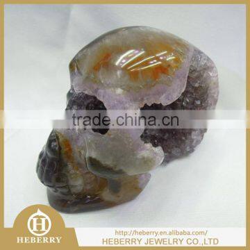 Wholesale Hot Large Siza Clear Quartz Rock Crystal Skulls,hand Carved Crystal Skulls for Crafts