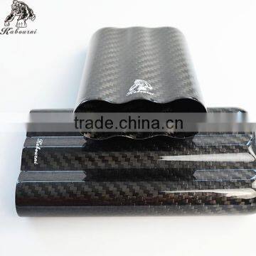 High-end Humidor Gloss Finish Travel Cigar holder carbon fiber Cigar Case From China Supplier In Alibaba Hot Sale