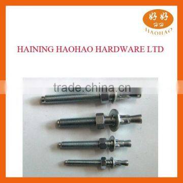 Zinc plated wedge anchor bolt.carbon steel