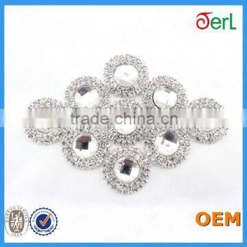 New Design Rhinestone Crystal Appliques for Textile Fabrics/Wedding Dresses