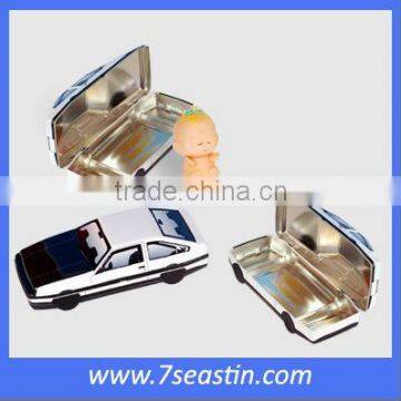Special Car Shape Aluminum Sweets Metal Tin Box Candy Tins for Kids