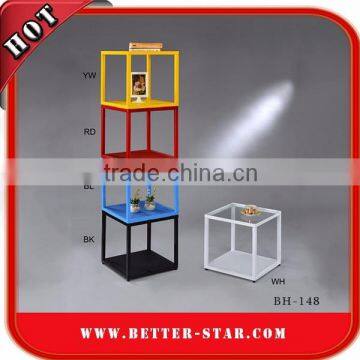 Home Cube Shelf, Metal Cube Shelf, Glass Cube Shelf