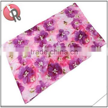 100% digital print silk scarf