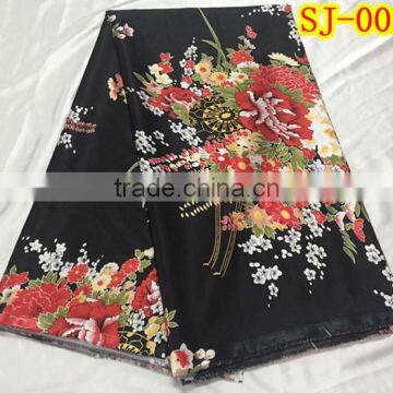 High quality African satin silk fabric SJ-002