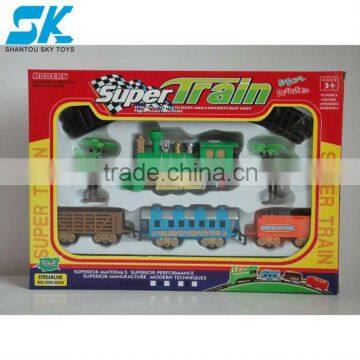 Electric train B/O railway train , Christmas Gift cartoon toy trainelectric railway