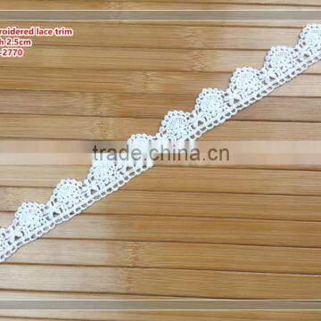 fashion2.5cm width special bag chemical tatting lace trimming