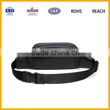 Elegant Design Favorable Price Black PU Material Unisex Cycling Waist Bag With Small Pocket photo-6