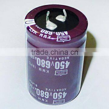680UF/450V 35*50 Screw Terminal Aluminium Electrolytic Capacitor photo-3