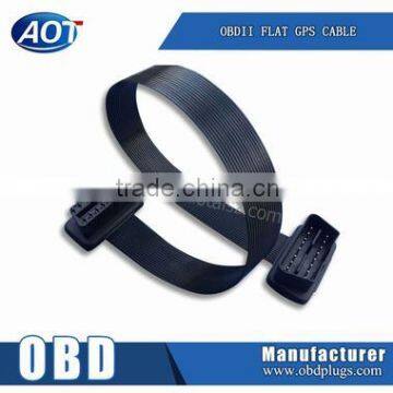 OBD2 24V to 12V Convertor OBD Flat Cable With Angled Connectors photo-2