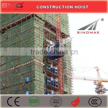 2T Single Cage/Cabin SC200 Building Construction Hoist, Construction Elevator, Construction Lifter for sale in China